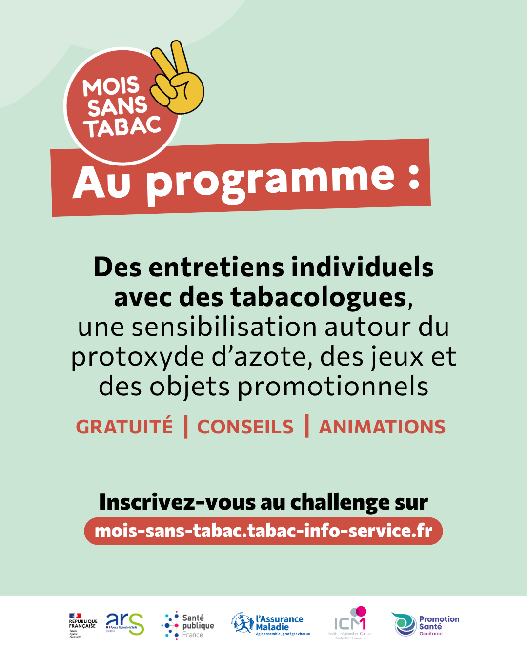 programme village sans tabac
